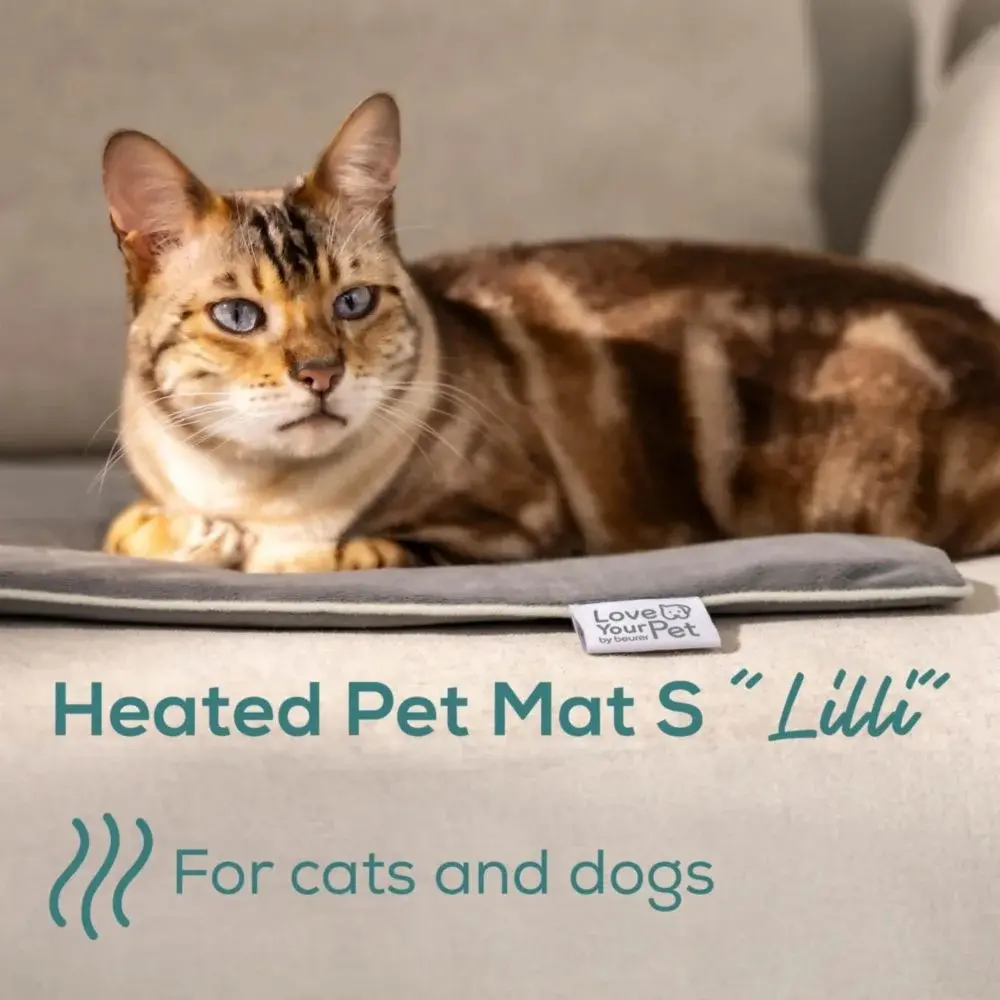 Термоподложка, Beurer PP 210 Lilli Small heating mat for dogs and cats; Proven safety; Integrated bite protection on the power cable&protected heating element; Machine-washable cover and waterproof heating element - image 1