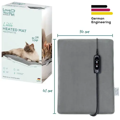 Термоподложка, Beurer PP 210 Lilli Small heating mat for dogs and cats; Proven safety; Integrated bite protection on the power cable&protected heating element; Machine-washable cover and waterproof heating element - image 6