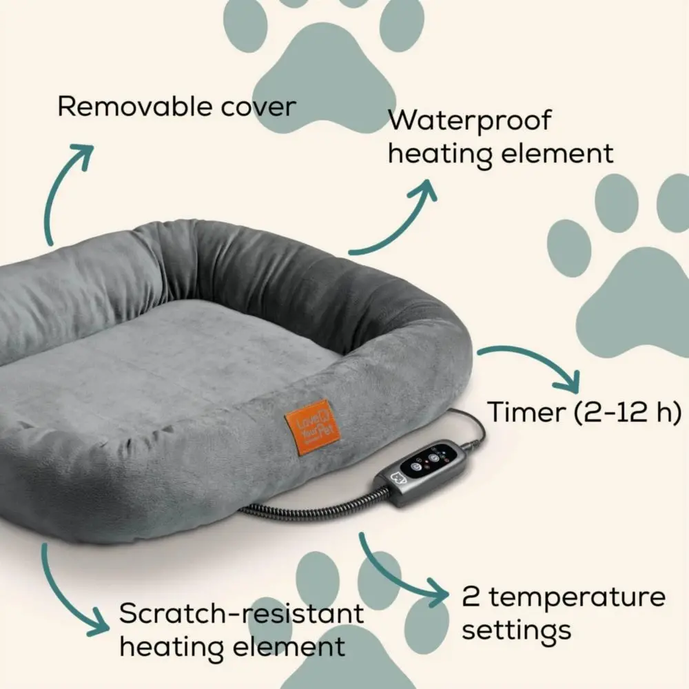 Отопляемо легло, Beurer PP 250 Kira Heated bed;Proven safety;Integrated bite protection on the power cable&protected heating element; Machine-washable cover and waterproof heating element - image 3