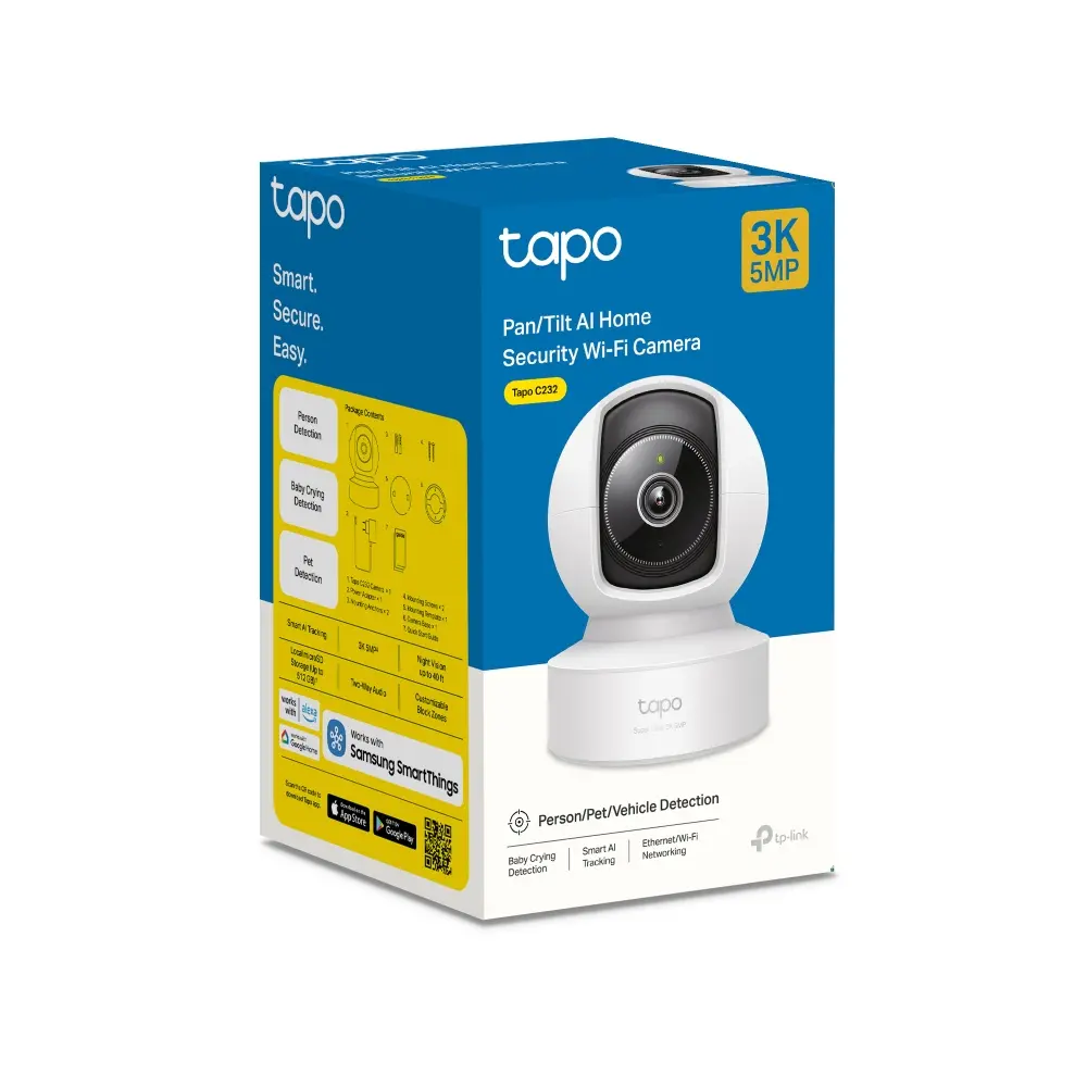 Cameră TP-Link Tapo C232, 3K 5MP, cameră de supraveghere pentru casă cu AI - image 10
