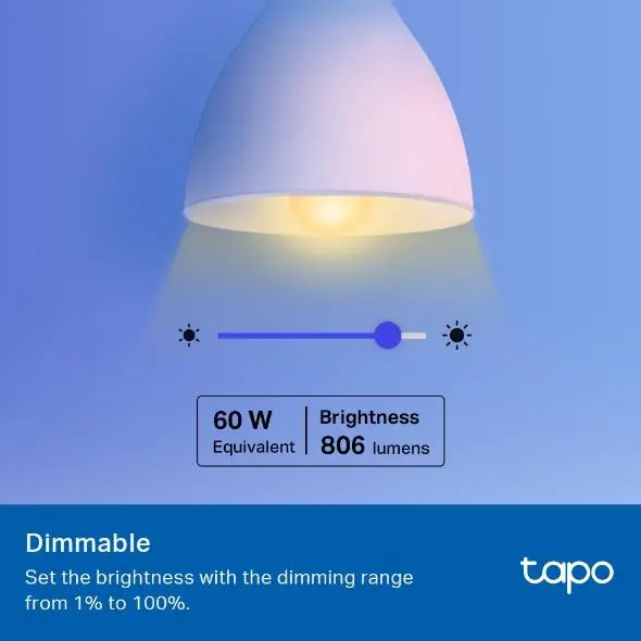 TP LINK TAPO L530E Смарт крушка RGB 8.7W 806LM - image 1