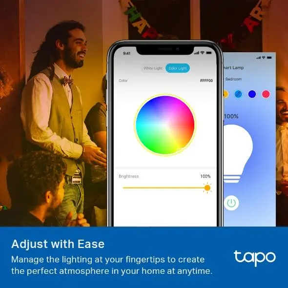 TP LINK TAPO L530E Смарт крушка RGB 8.7W 806LM - image 2