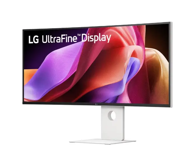Монитор, LG 40U990A-W, 39.7'' UltraFine Nano 21:9, IPS Black 5K2K (5120x2160), 1ms MBR, 120Hz, 5ms, 450 cd/m2, 2000:1, HDR 10, DCI-P3 99%, USB-C, FreeSync, VRR, PIP, 2 PBP, HDMI, DP, Thunderbolt 5, Built-in KVM, Speacer 2X10W, PIP, PBP, Tilt, Height, Swivel - image 2