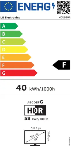 Монитор, LG 40U990A-W, 39.7'' UltraFine Nano 21:9, IPS Black 5K2K (5120x2160), 1ms MBR, 120Hz, 5ms, 450 cd/m2, 2000:1, HDR 10, DCI-P3 99%, USB-C, FreeSync, VRR, PIP, 2 PBP, HDMI, DP, Thunderbolt 5, Built-in KVM, Speacer 2X10W, PIP, PBP, Tilt, Height, Swivel - image 6
