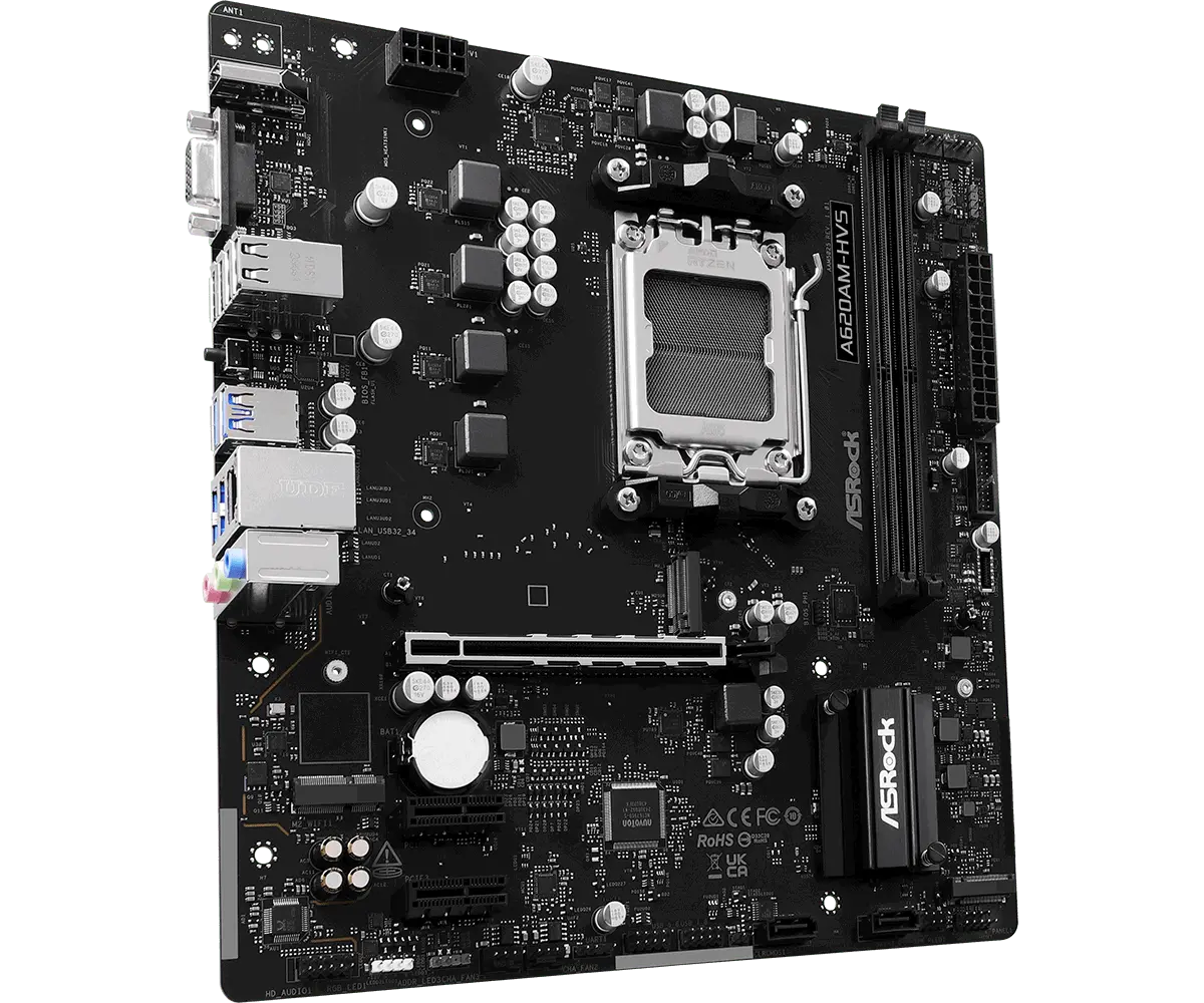 ASROCK A620AM-HVS mATX AM5 DDR5 - image 1