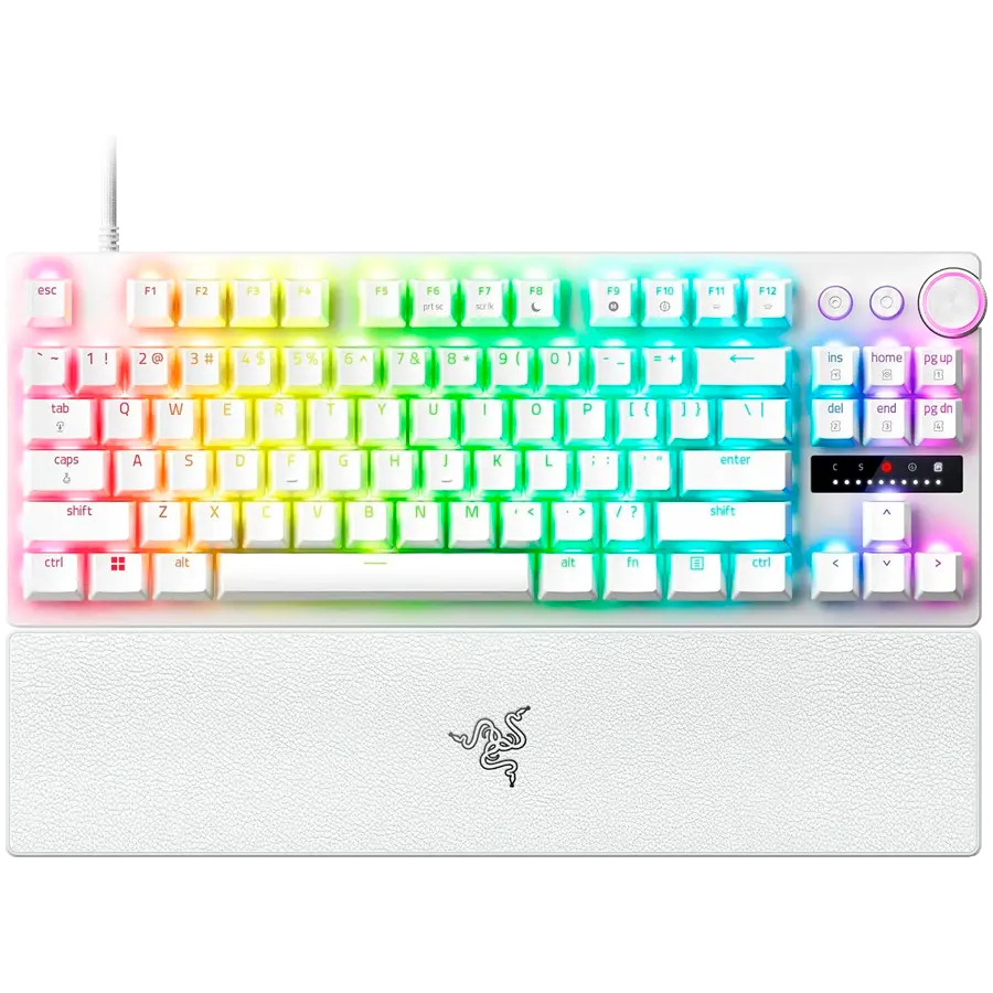 RAZER Huntsman V3 Pro Tenkeyless Gaming Keyboard - White - US Layout