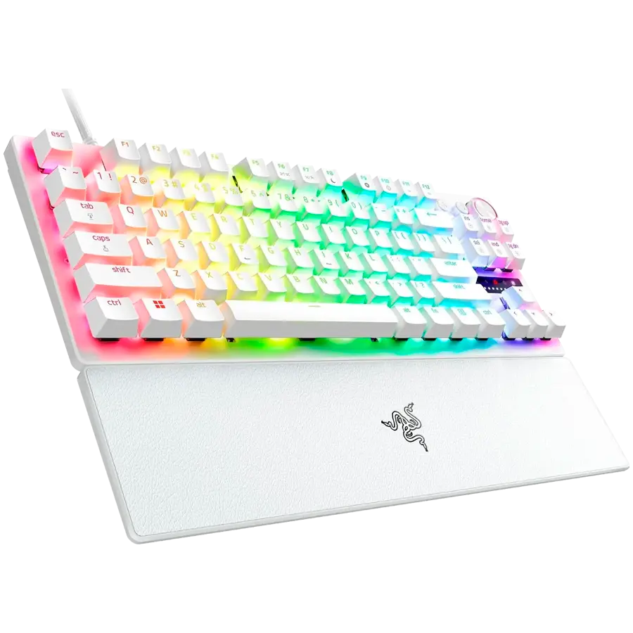 RAZER Huntsman V3 Pro Tenkeyless Gaming Keyboard - White - US Layout - image 1