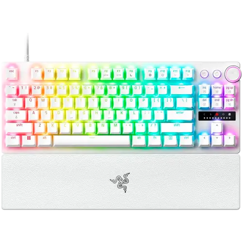 RAZER Huntsman V3 Pro Tenkeyless Gaming Keyboard - White - US Layout