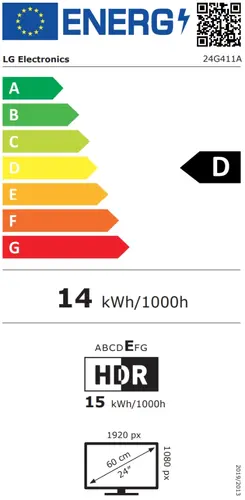 Монитор, LG 24G411A-B, UltraGear 23.8" IPS, AG, 1ms MBR, 144Hz, 5ms GtG, 1500:1, 250cd/m2, Full HD 1920x1080, sRGB 99%, HDR10, NVIDIA G-SYNC, AMD FreeSync, HDMI, DisplayPort, LG Switch, Headphone Out, VRR, Reader mode Tilt, Black - image 7