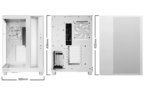 be quiet! кутия Case ATX - LIGHT BASE 500 LX White - image 1
