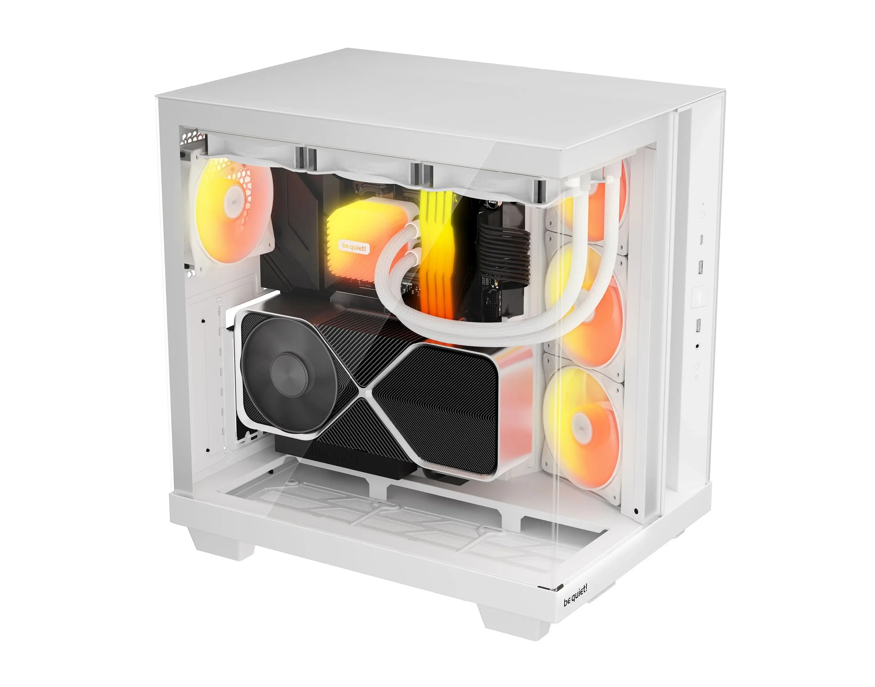 be quiet! кутия Case ATX - LIGHT BASE 500 LX White - image 2
