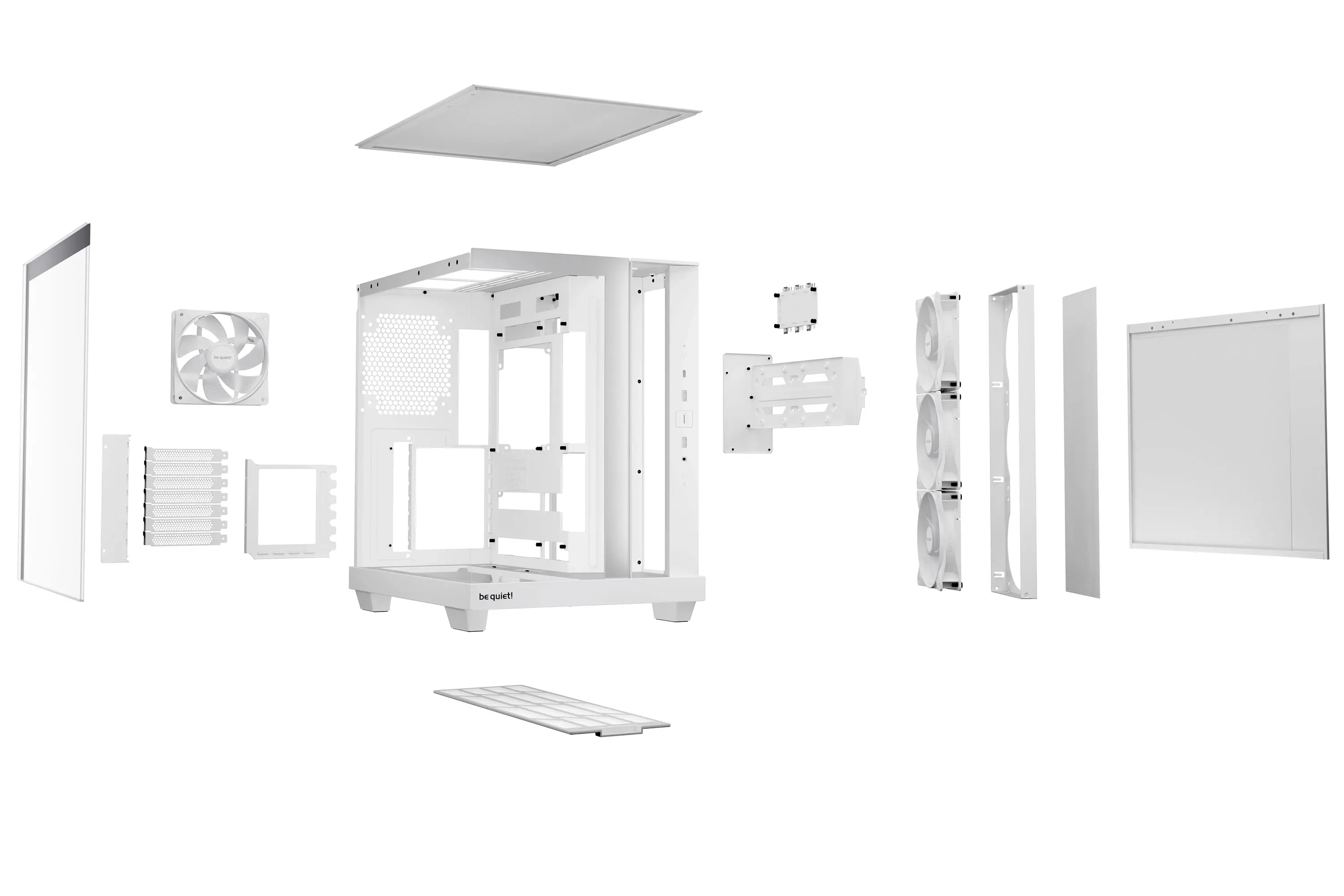 be quiet! кутия Case ATX - LIGHT BASE 500 LX White - image 3