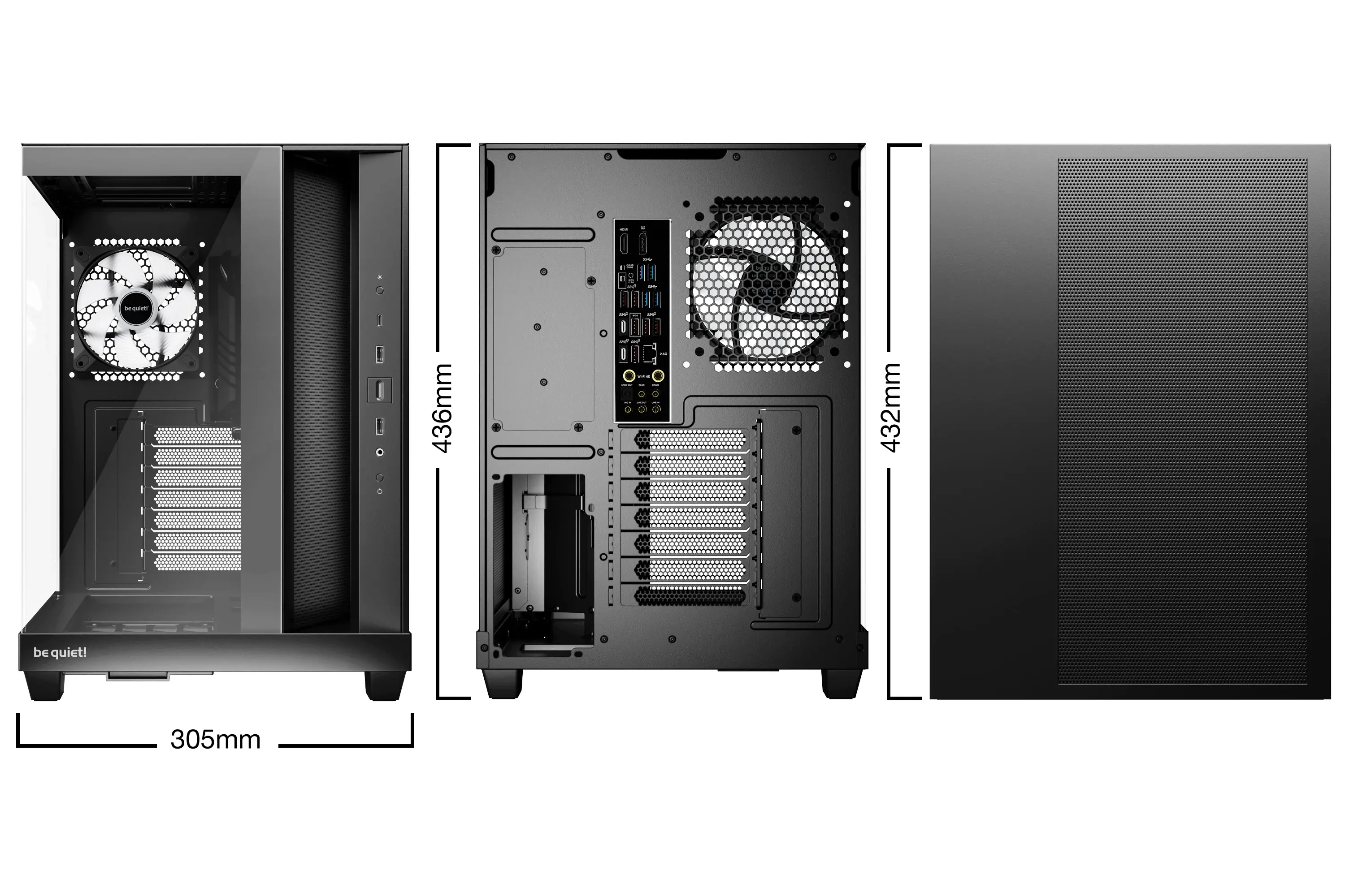 be quiet! кутия Case ATX - LIGHT BASE 500 LX Black - image 1