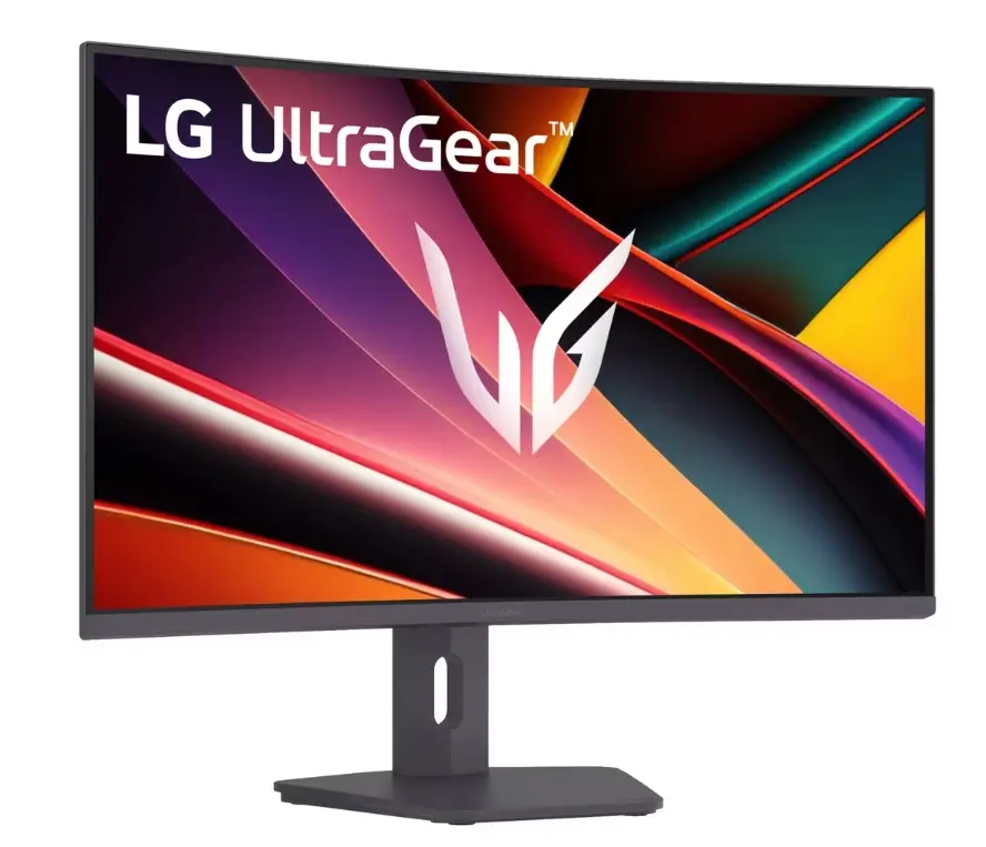 Монитор, LG 32G600A-B, 31.5" UltraGear Curved Gaming VA, AG, 1ms, 180Hz, 3000:1, 300cd/m2, QHD (2560x1440), AMD FreeSync, Dynamic Action Sync, HDR 10, sRGB 99%, HDMI, DisplayPort, Tilt, Headphone out, Black - image 1