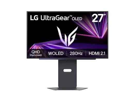 Монитор, LG 27GX700A-B, UltraGear 26.5" OLED, 0.03ms GtG, 280 Hz, 1500000:1, 300cd/m2, QHD 2560x1440, HDR 10, DCI-P3 99.5%, AMD FreeSync, NVIDIA G-SYNC Compatible, VRR, USB, HDMI, DisplayPort, Headphone Out, Reader mode, Black Stabilizer, Tilt, Height Adjustable