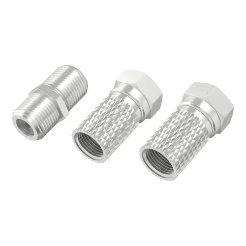 HAMA Set adaptoare pentru receptor satelit, 2 x F-Plugs și F-Sockets - 1