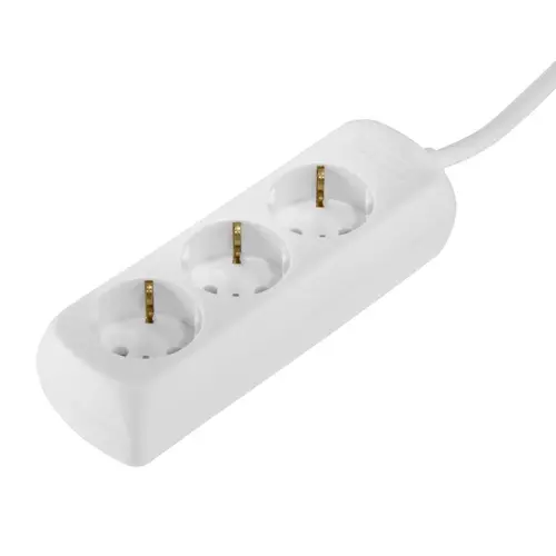 HAMA Πολύπριζο 3 θέσεων, 1.4μ, λευκό - 1