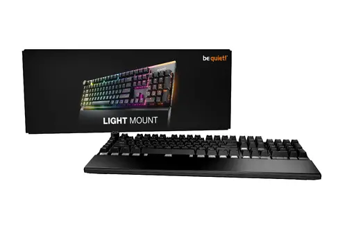be quiet! професионална геймърска механична клавиатура Professional Gaming Mechanical Keyboard LIGHT MOUNT - be quiet! Silent Switches [Tactile] - image 6