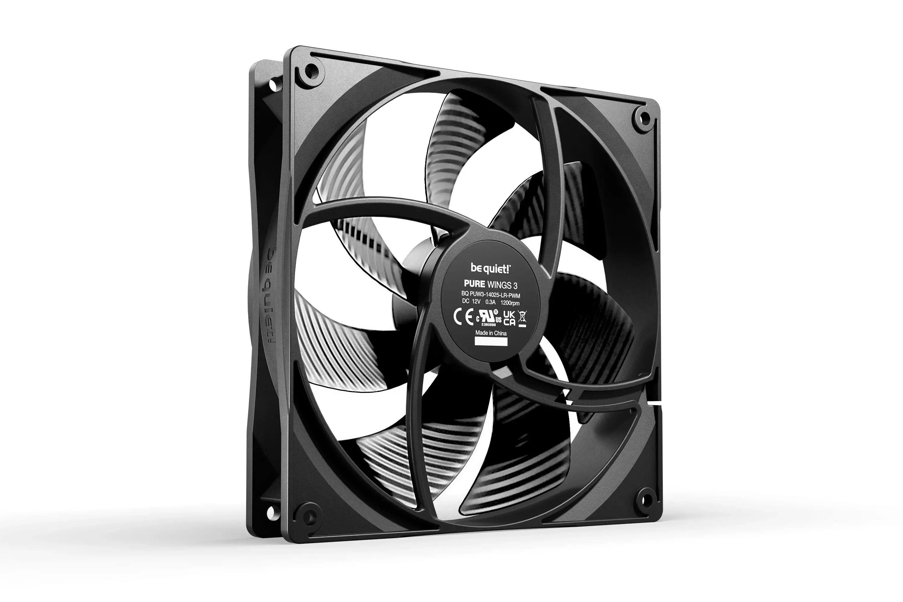 be quiet! комплект вентилатори Fan Pack 3-in-1 3 x 140mm - PURE WINGS 3 140mm PWM 3-Pack - image 1
