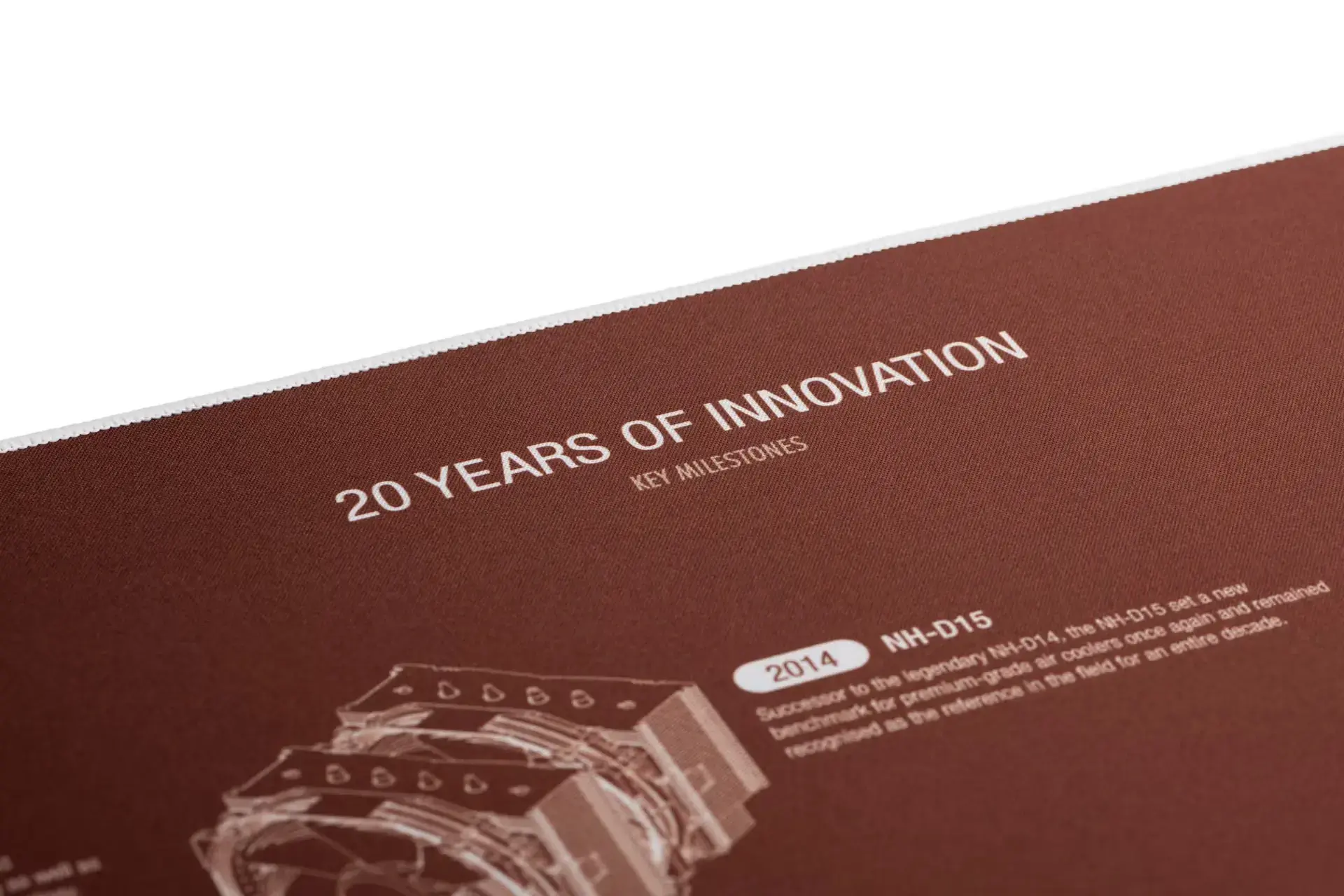 Noctua пад за мишка Mousepad - NP-DM3 Anniversary Deskmat - image 5