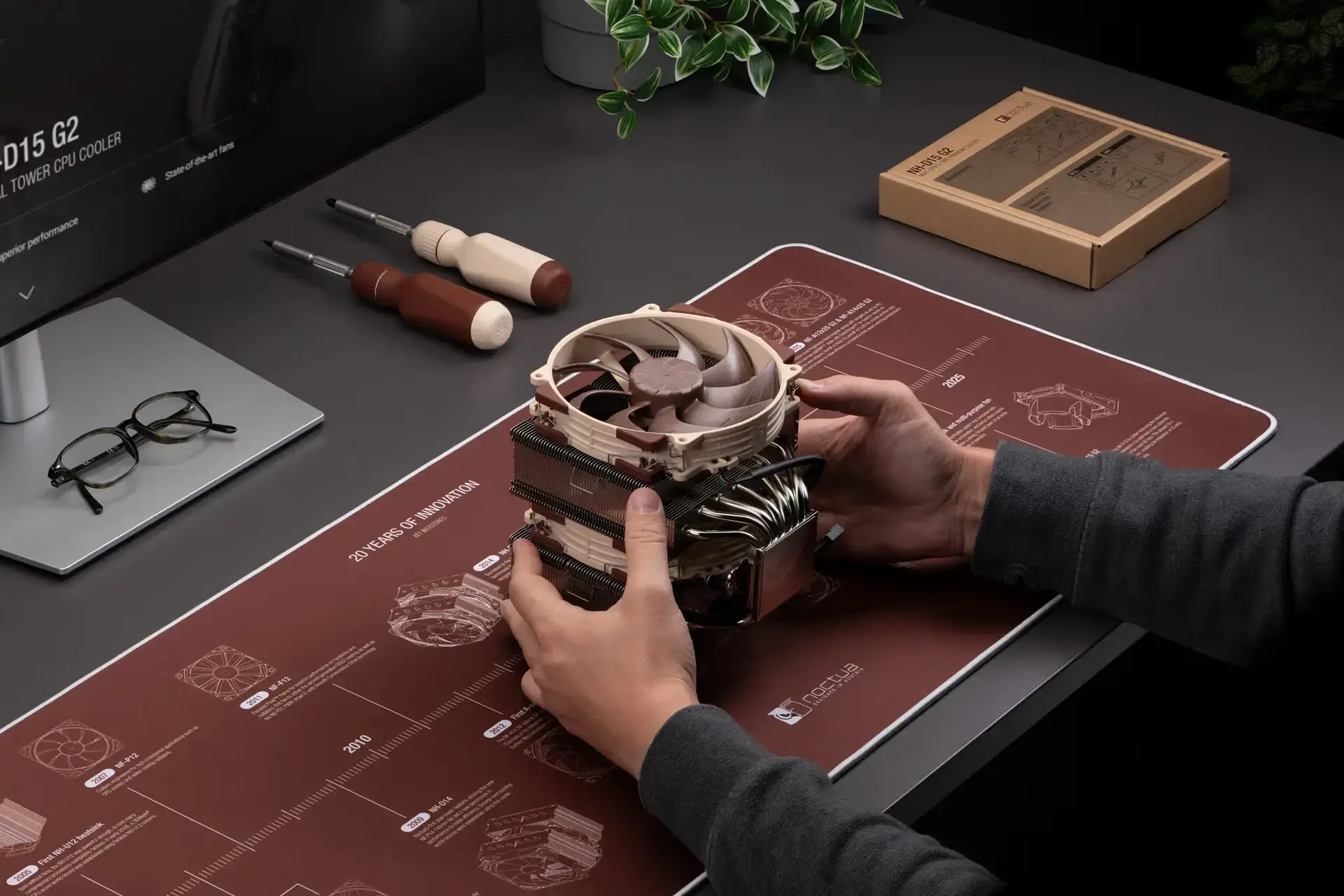 Noctua пад за мишка Mousepad - NP-DM3 Anniversary Deskmat - image 9