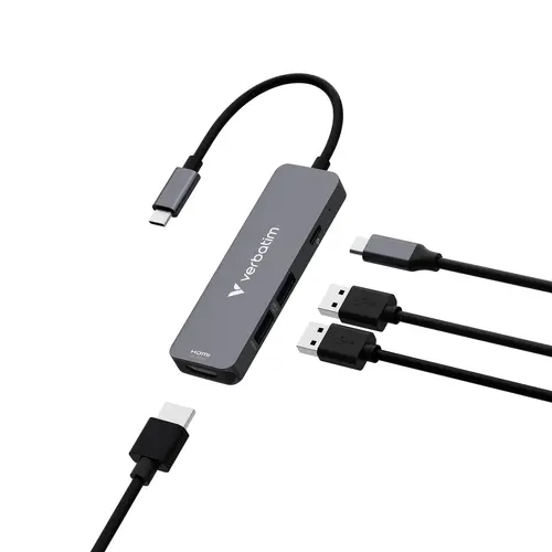USB хъб, Verbatim USB-C Essentials Multiport Hub 4 Port - image 2