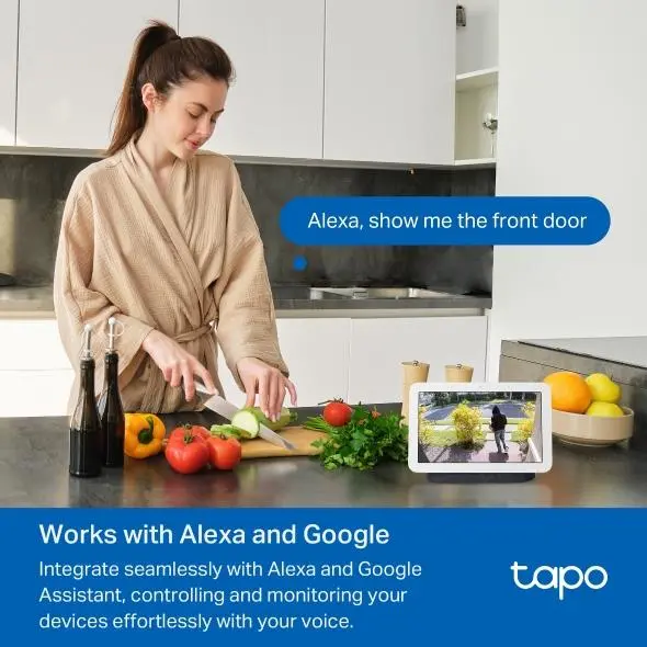 TP LINK нтелигентен видео звънец за врата Tapo D210, 2K QHD (2560×1440),160° зрителен ъгъл, microSD до 512 GB, 2.4Ghz, AI-разпознаване - image 7