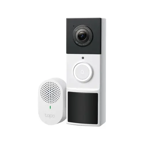 TP LINK Έξυπνο κουδούνι πόρτας με βίντεο Tapo D210, 2K QHD (2560×1440), γωνία θέασης 160°, microSD έως 512 GB, 2.4Ghz, αναγνώριση AI - 1