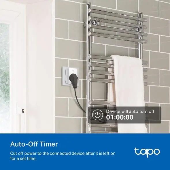 TP LINK TAPO P100 Смарт контакт 10A, 2300W, 2.4Ghz, задаване на график, таймер - image 6
