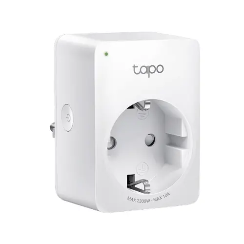 TP LINK TAPO P100 Смарт контакт 10A, 2300W, 2.4Ghz, задаване на график, таймер