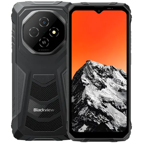 Blackview FORT 1  Rugged Phone, 6.56" HD+ , 6+256GB Unisoc T615 8+16MP , Android 15 , 10000mAh + 18W , GSM-LTE VOLTE , Black , Rugged , MIL-STD)