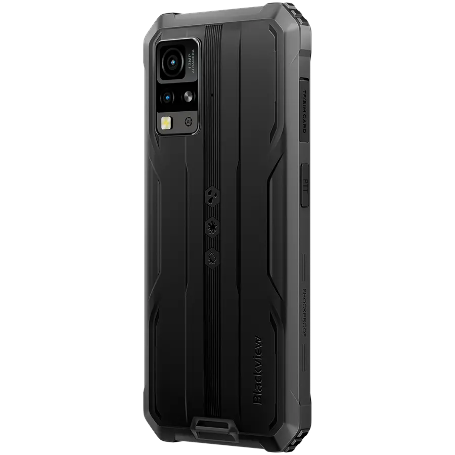 Blackview BV4800 Pro Rugged Phone, 6.56" HD+ , 4+128GB Unisoc T606 8+16MP , Android 15 , 5180mAh + 10W , GSM-LTE VOLTE , Black , Rugged , MIL-STD) - image 3