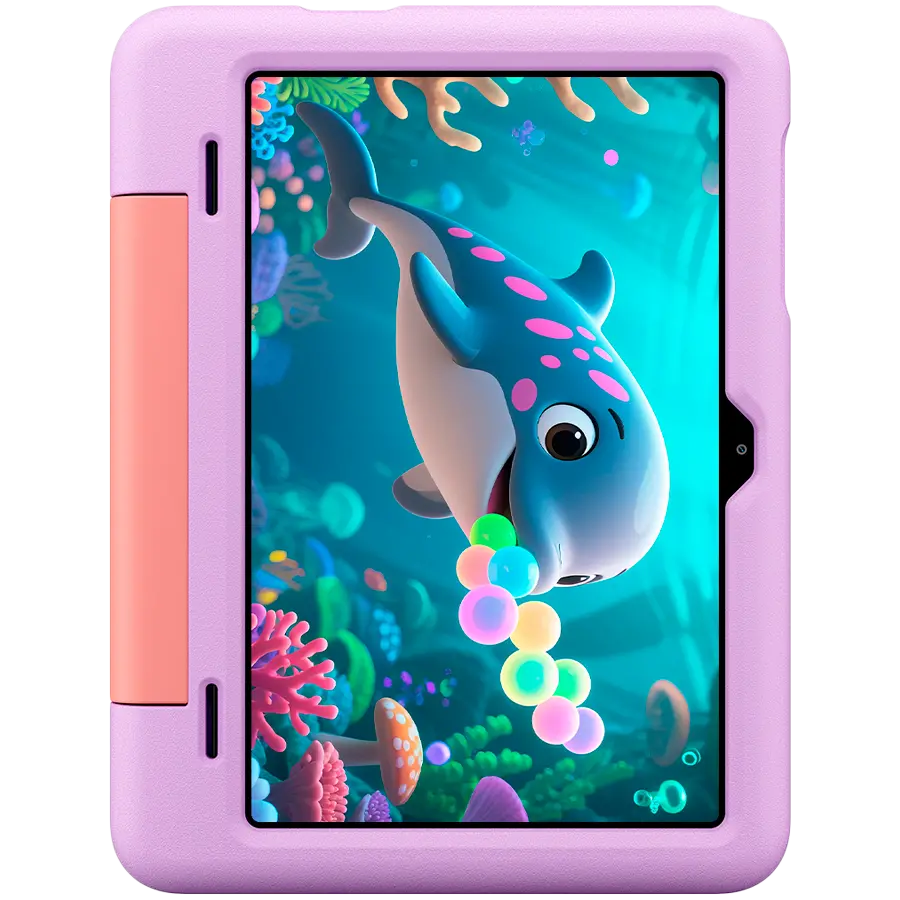 Blackview Tab 20 Kids Tablet 10.1" , 4+64GB Unisoc T310 5+8MP , Android 15 , 6600mAh + 10W , Wi-Fi , Purple, Kids Edition