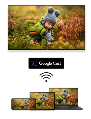 Телевизор, Thomson 50" QLED Google TV; 3840 x 2160 (4K UHD), QLED, 60 Hz, DVB-T/T2/C/S/S2, HDR10, Wi-Fi, Bluetooth, LAN, HDMI 2 (2.0) + 2 (2.1), USB 2 (2.0) + 1 (3.0), Side Feet, Dark gray - image 8