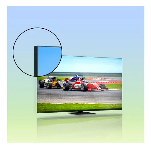 Телевизор, Thomson Smart QLED Pro TV 65"; Google TV; 3840 x 2160 (4K UHD), DLED, 144 Hz, DVB-T/T2/C/S/S2, HDR10, Wi-Fi, Bluetooth, LAN, HDMI 4 (2.1), USB 2 (2.0) + 1 (3.0), Central Swivel Stand, Black - image 7