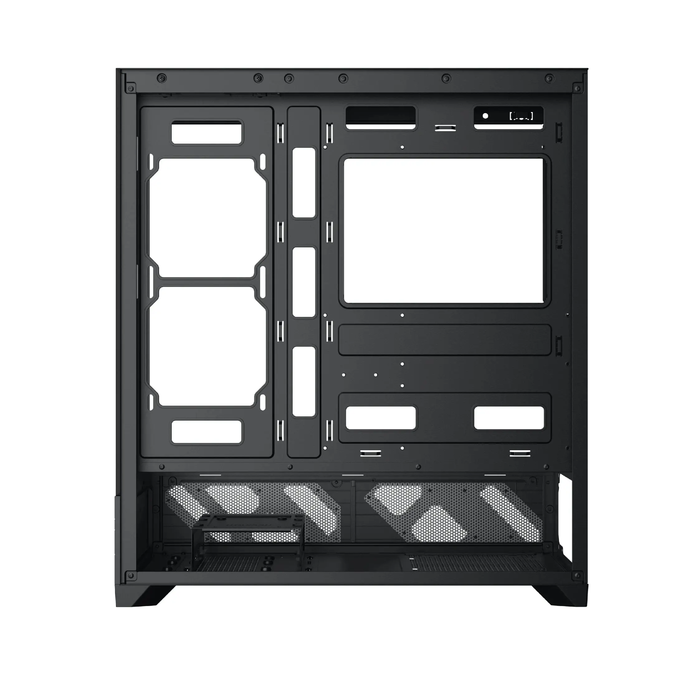 Xigmatek кутия Case E-ATX - Alphard Pro - 6 inch LCD Display, 6 ARGB Fans - image 6