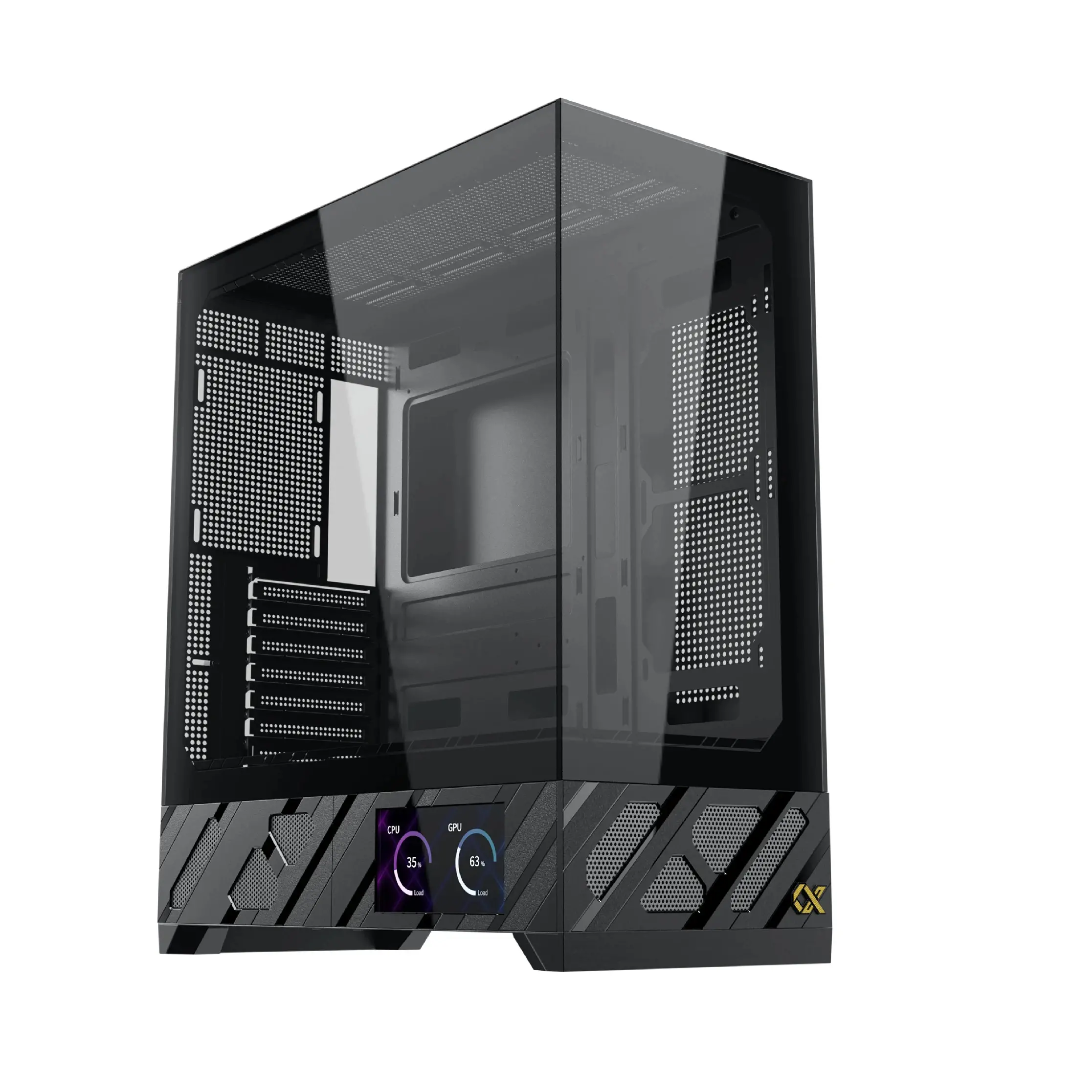 Xigmatek кутия Case E-ATX - Alphard Pro - 6 inch LCD Display, 6 ARGB Fans - image 8