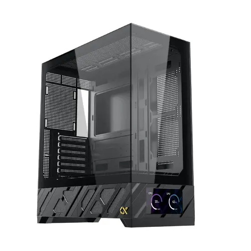 Xigmatek кутия Case E-ATX - Alphard Pro - 6 inch LCD Display, 6 ARGB Fans - image 9
