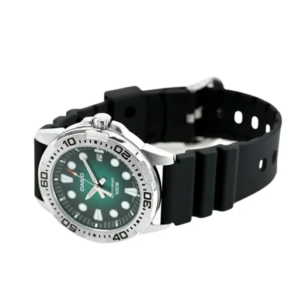 Мъжки аналогов часовник Casio - MTD-140-3AVDF - image 2