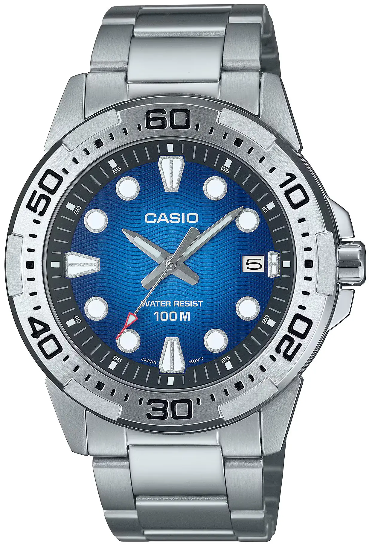 Ανδρικό αναλογικό ρολόι Casio - MTD-140D-2AVDF