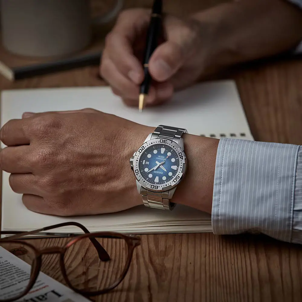 Мъжки аналогов часовник Casio - MTD-140D-2AVDF - image 1