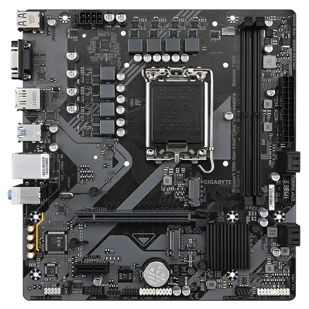 Placă de bază GIGABYTE B760M E DDR5, socket 1700