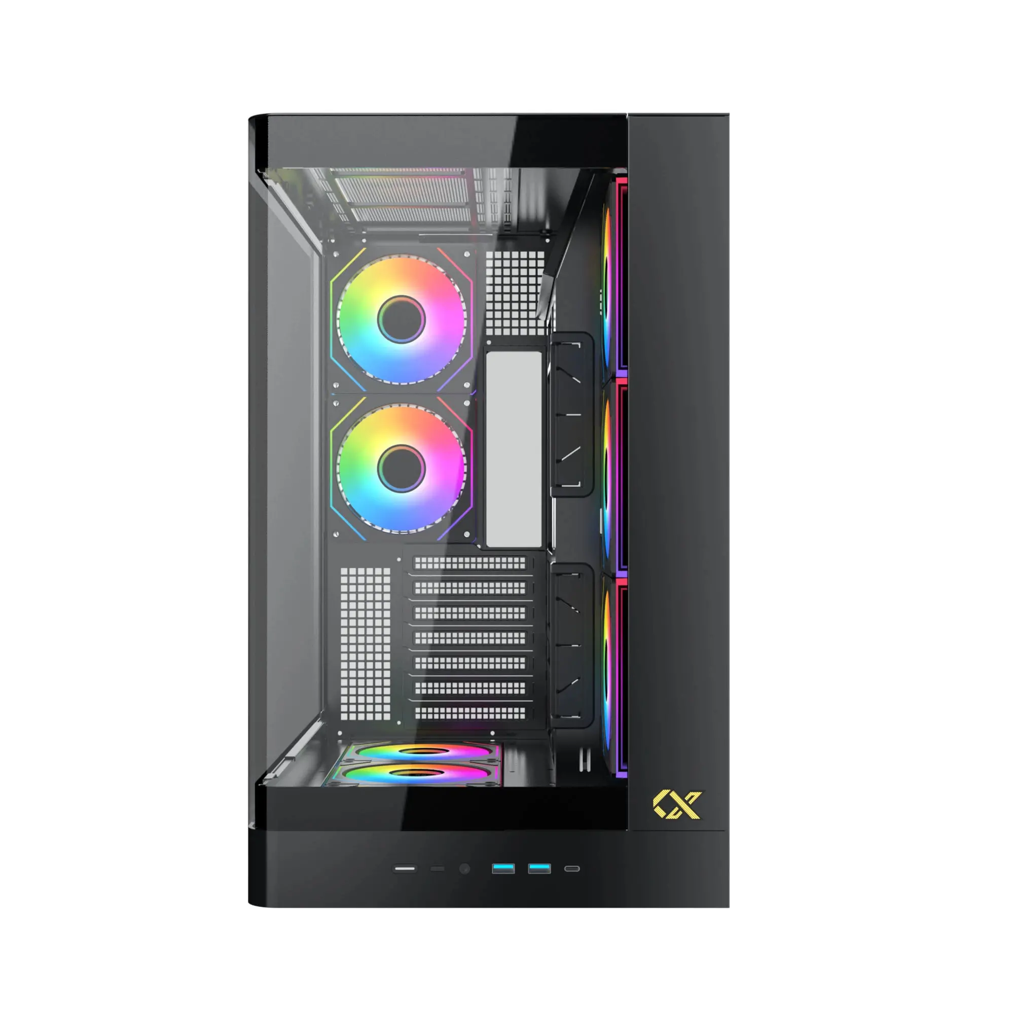 Xigmatek кутия Case E-ATX - PANO II AIR - 8 ARGB Fans - image 2