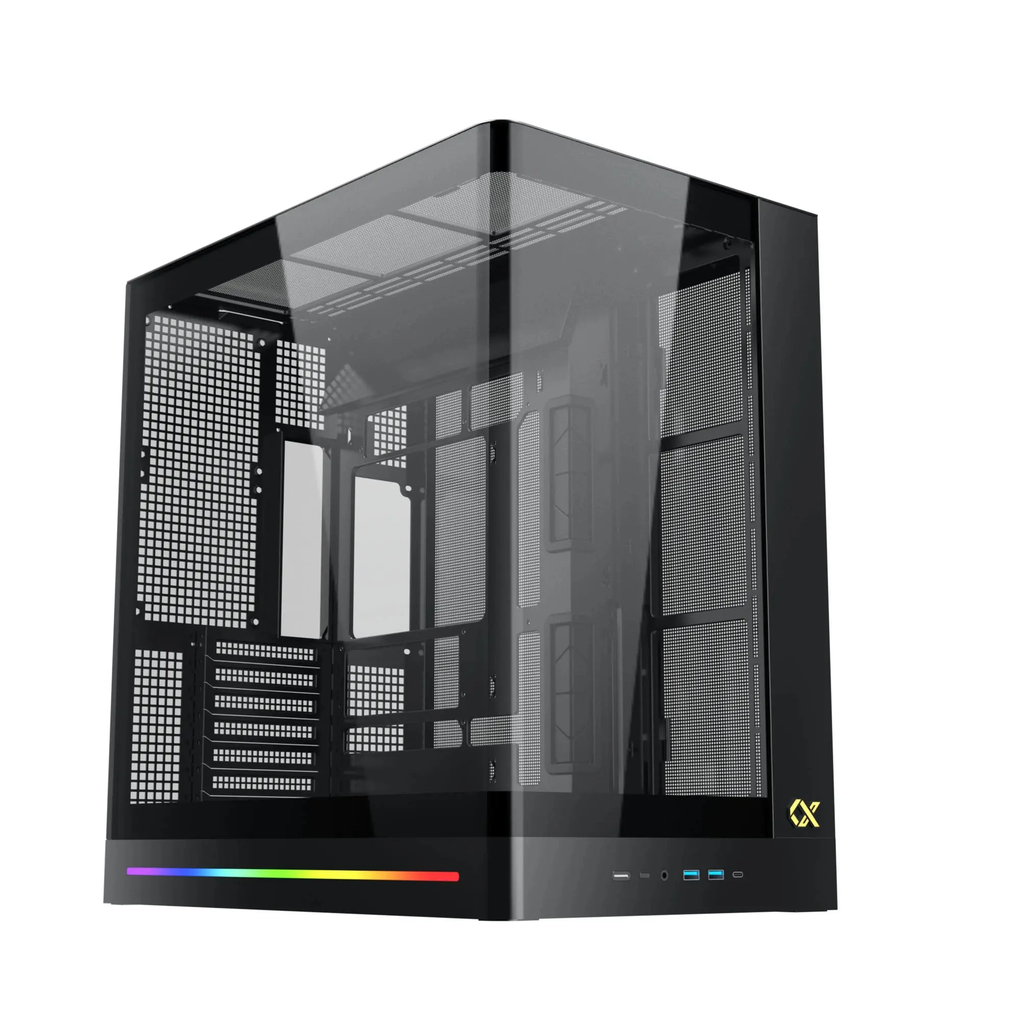 Xigmatek кутия Case E-ATX - PANO II AIR - 8 ARGB Fans - image 7
