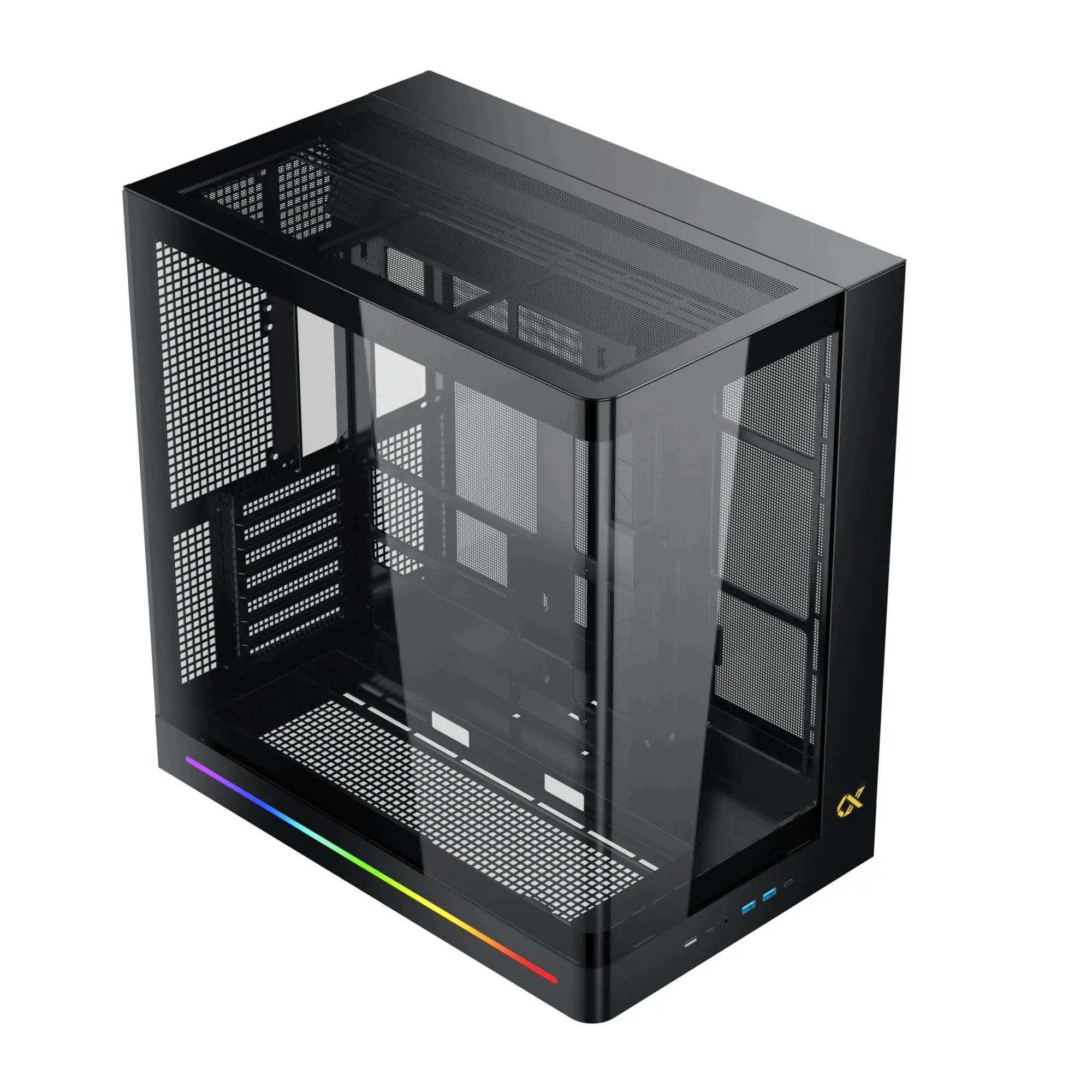 Xigmatek кутия Case E-ATX - PANO II AIR - 8 ARGB Fans - image 8