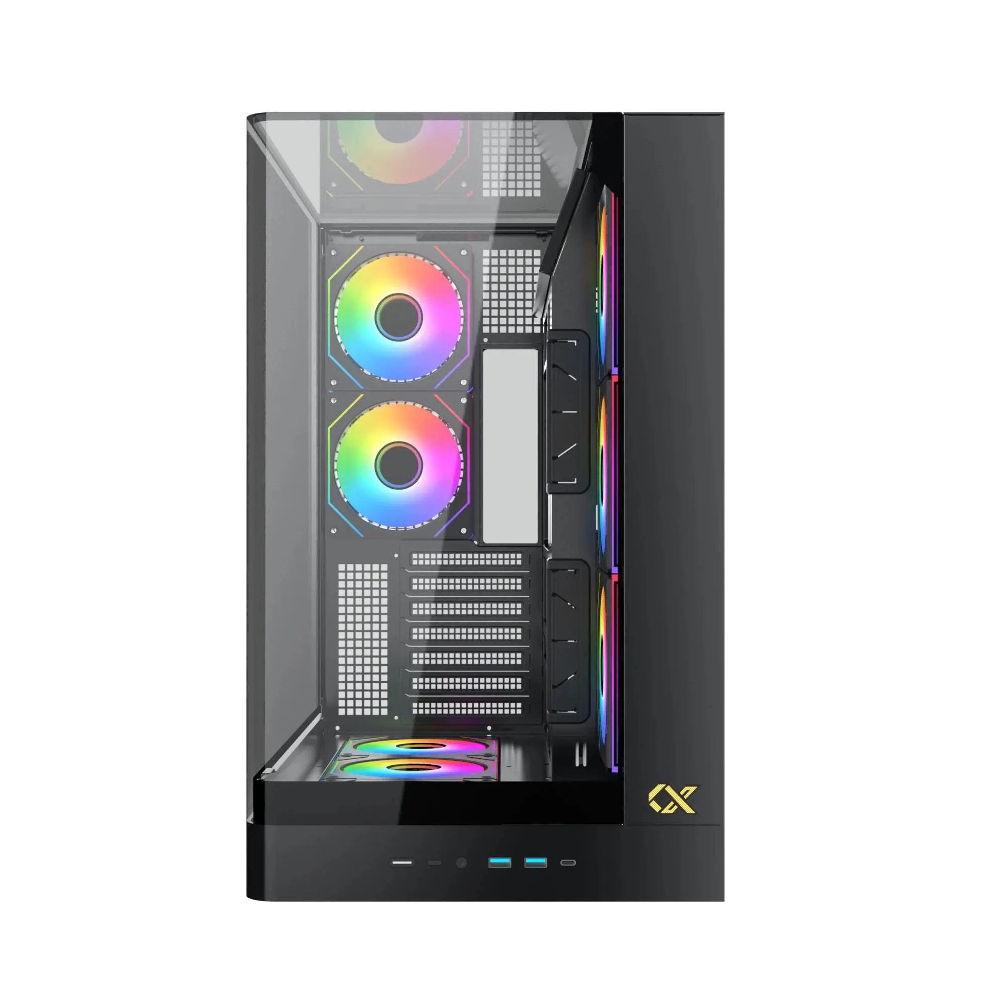Xigmatek кутия Case E-ATX - PANO II - 8 ARGB Fans - image 2