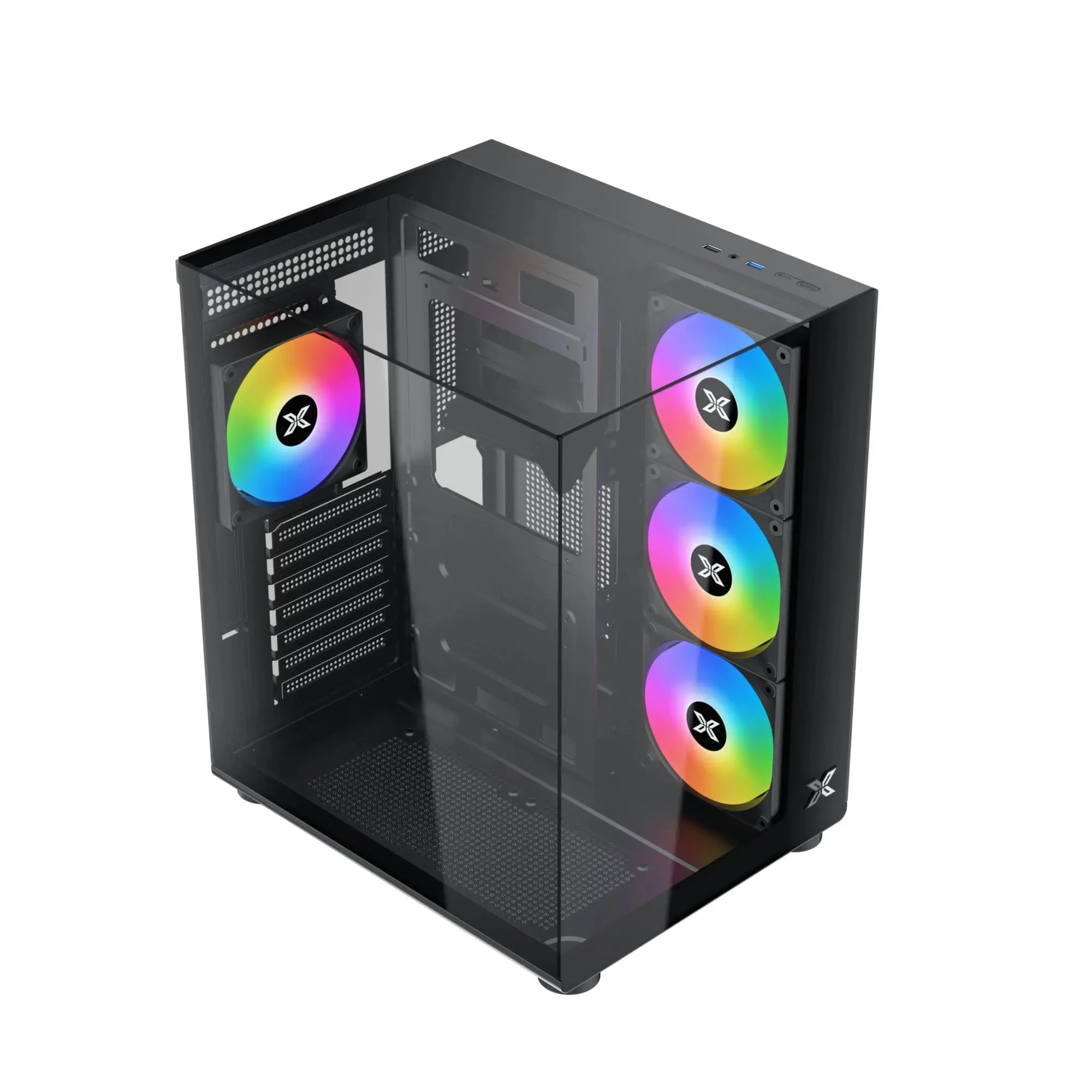 Xigmatek кутия Case ATX - Aqua Compact - 4 ARGB Fans - image 1