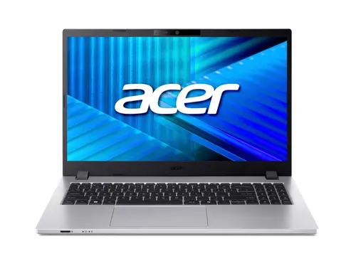 Лаптоп, Acer Travelmate TMP215-75-G2-TCO-57YH, Core 5 Ultra 125H (up to 4.50GHz, 18MB), 15.6 FHD (1920x1080) IPS, 1*16GB DDR5 (1 slot free), 1TB PCIe NVMe SSD, Intel Arc, TPM 2.0, MicroSD reader, FHD Cam, Wi-Fi 6E, BT 5.3, No OS, 3Y