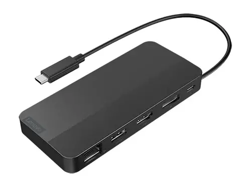 LENOVO USB-C Dual Display Travel Dock 1xHDMI2.1 1xDP1.4 1xUSB-A 2xUSB-C 1xRJ45 w/o AC Adapter - image 5