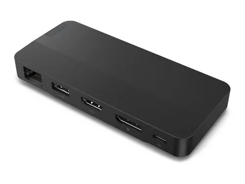 LENOVO USB-C Dual Display Travel Dock 1xHDMI2.1 1xDP1.4 1xUSB-A 2xUSB-C 1xRJ45 w/o AC Adapter - 9